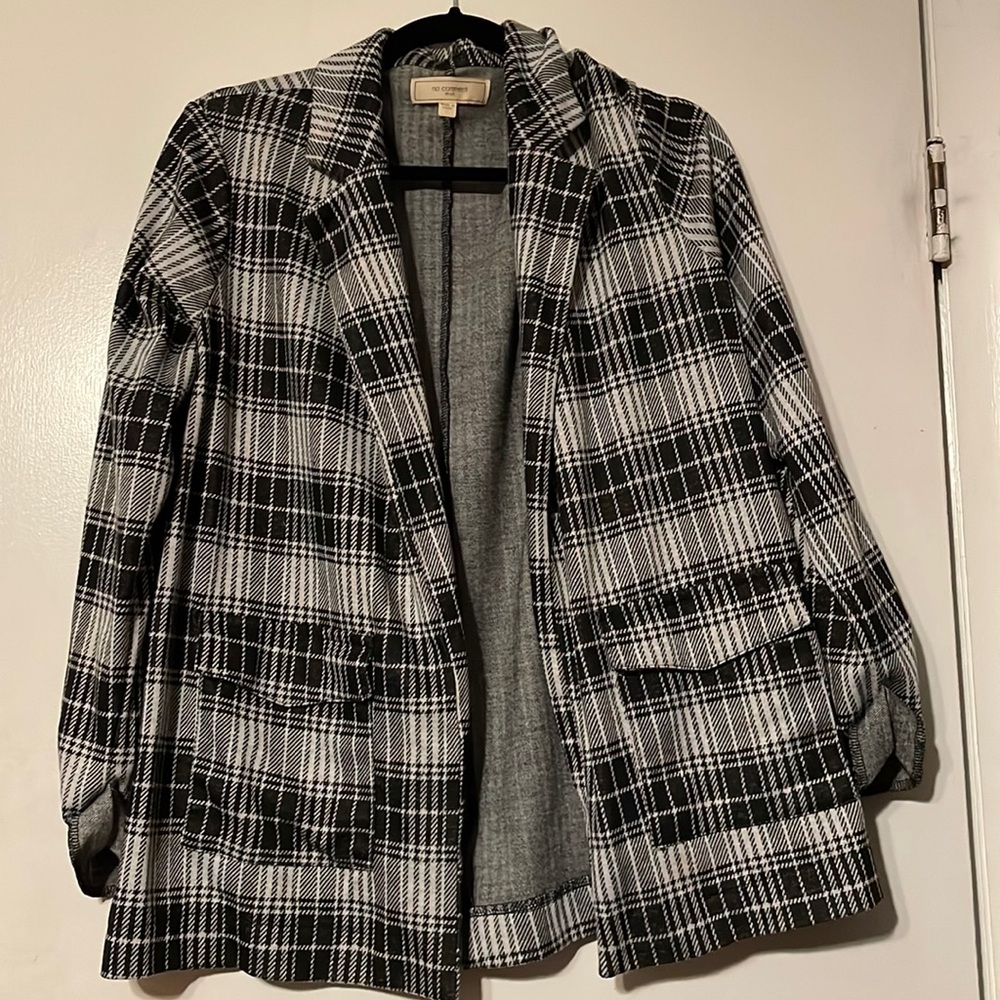 Plaid blazer